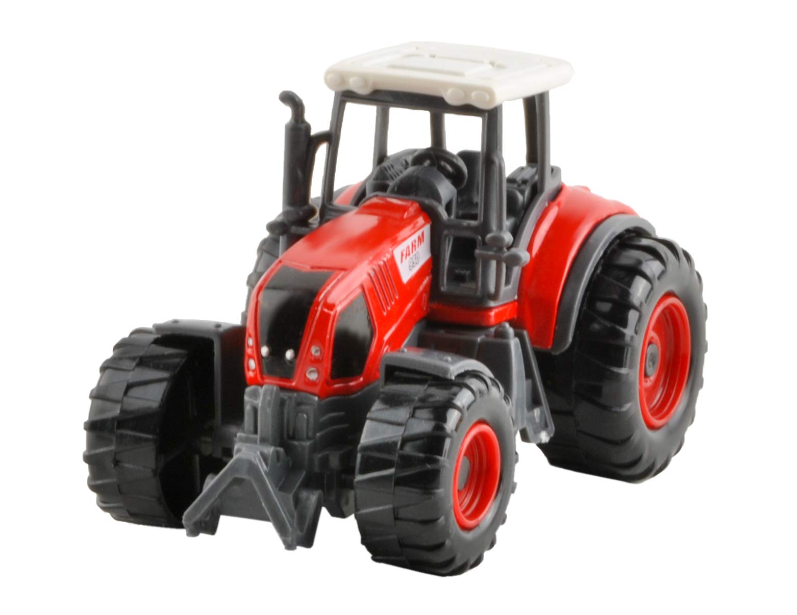 ISO TRADE Coffret 6 Engins Agricoles – Tracteurs, Remorques, Sulphateur – Jouet Dès 3 Ans – Conforme EN71