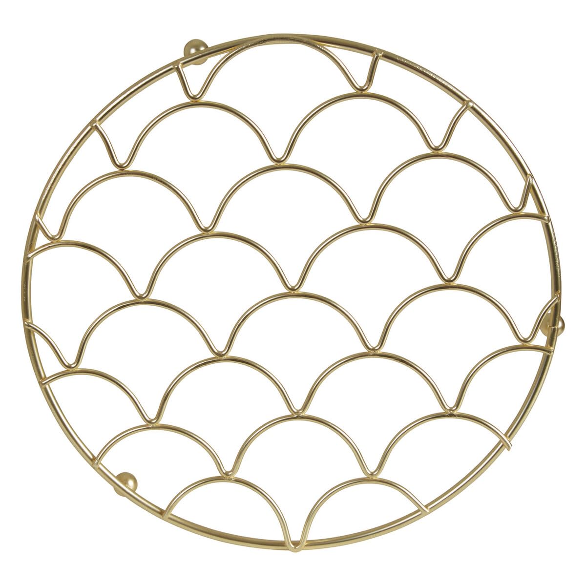 Premier Housewares Vertex Deco Trivet - Gold