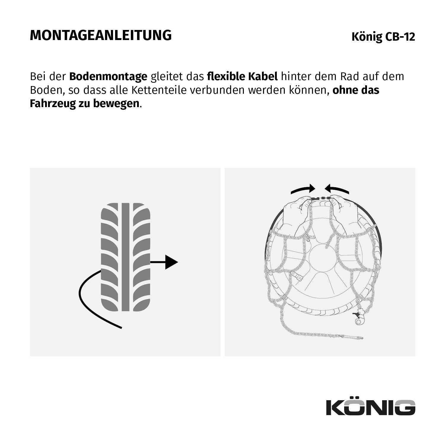 KÖNIG CB-12 090 - Schneeketten