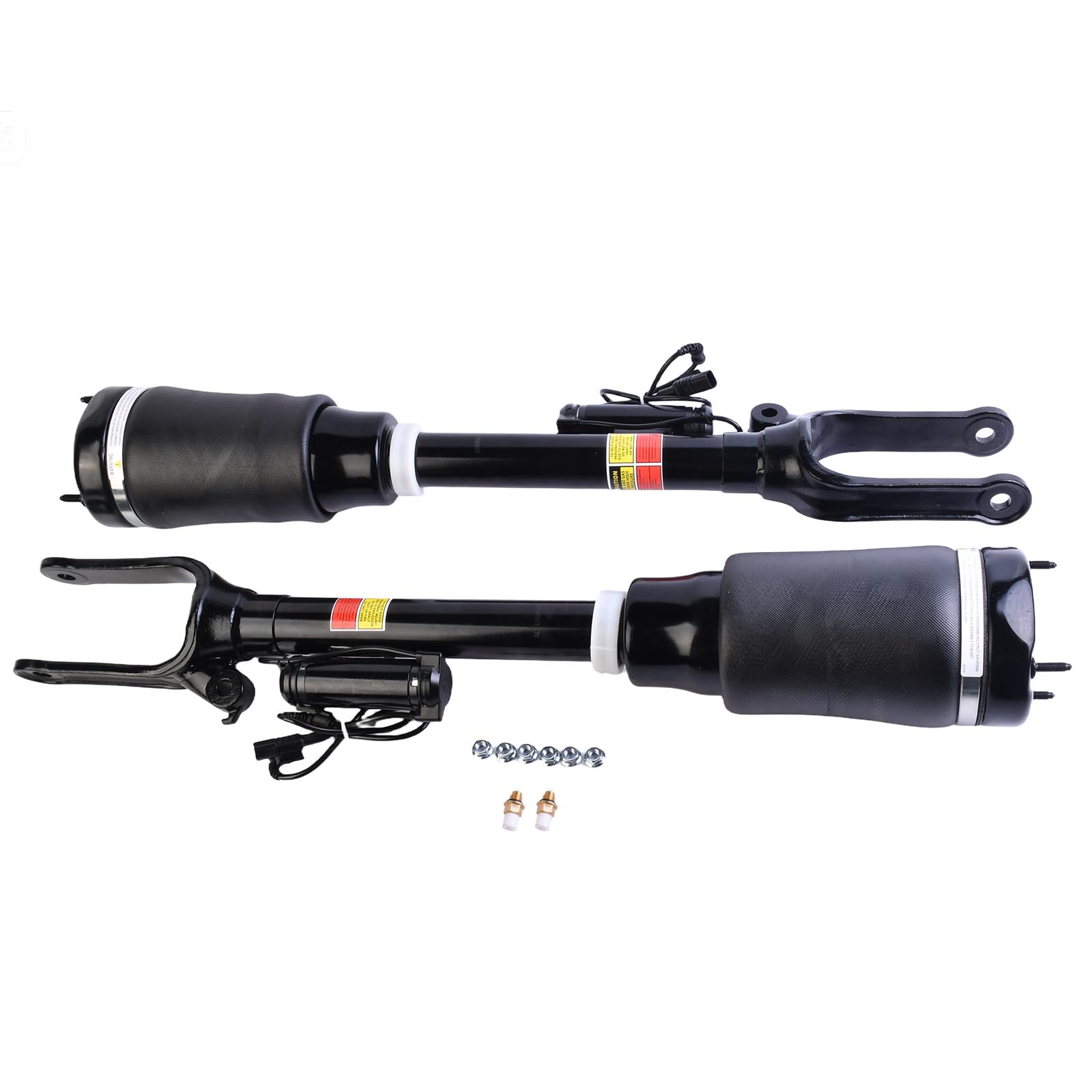 Paire d'amortisseurs à ressort pneumatique avant avec ADS Convient pour Classe ML W164 GL X164 1643204313 1643205813 1643205913 1643206013 Amortisseur Suspension pneumatique avant