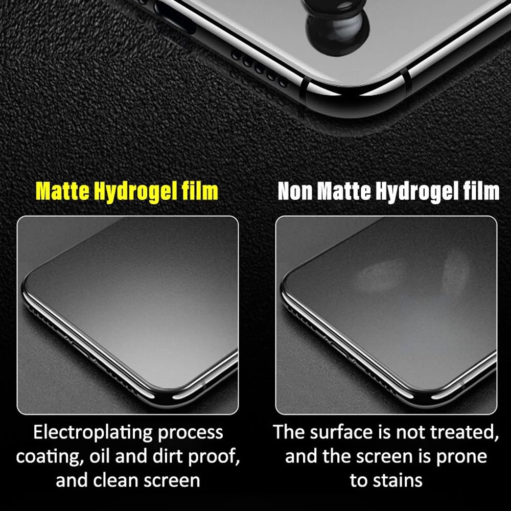 Nvskvd Film Hydrogel Pour Nothing Phone (3a)/(3a) Pro, 3 Pièces TPU Film Protection Écran HD Clair Doux Transparent Film De Protection D'écran