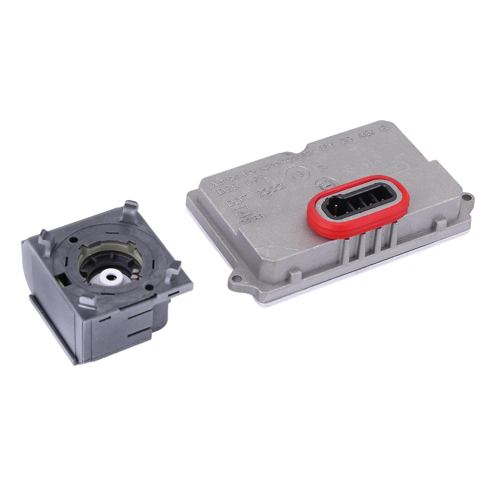 TukboTech 4E0941471, 4E0907476 Xenon HID Headlight Ballast Unit Assembly with Bulb Igniter Socket Compatible for 12-15 3 Series 320i 328i 335i