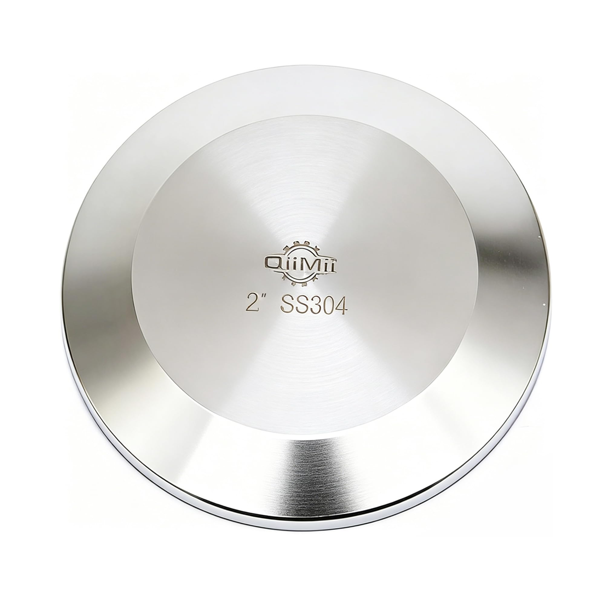 Qiimii Silver Ss304 2" Stainless Steel Sanitary Tri Clamp Clover Solid End Cap