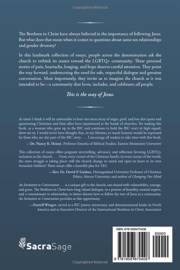 Invitation to Conversation: Becoming More Inclusive of LGBTQ+ People in the Brethren in Christ Church - Image 2