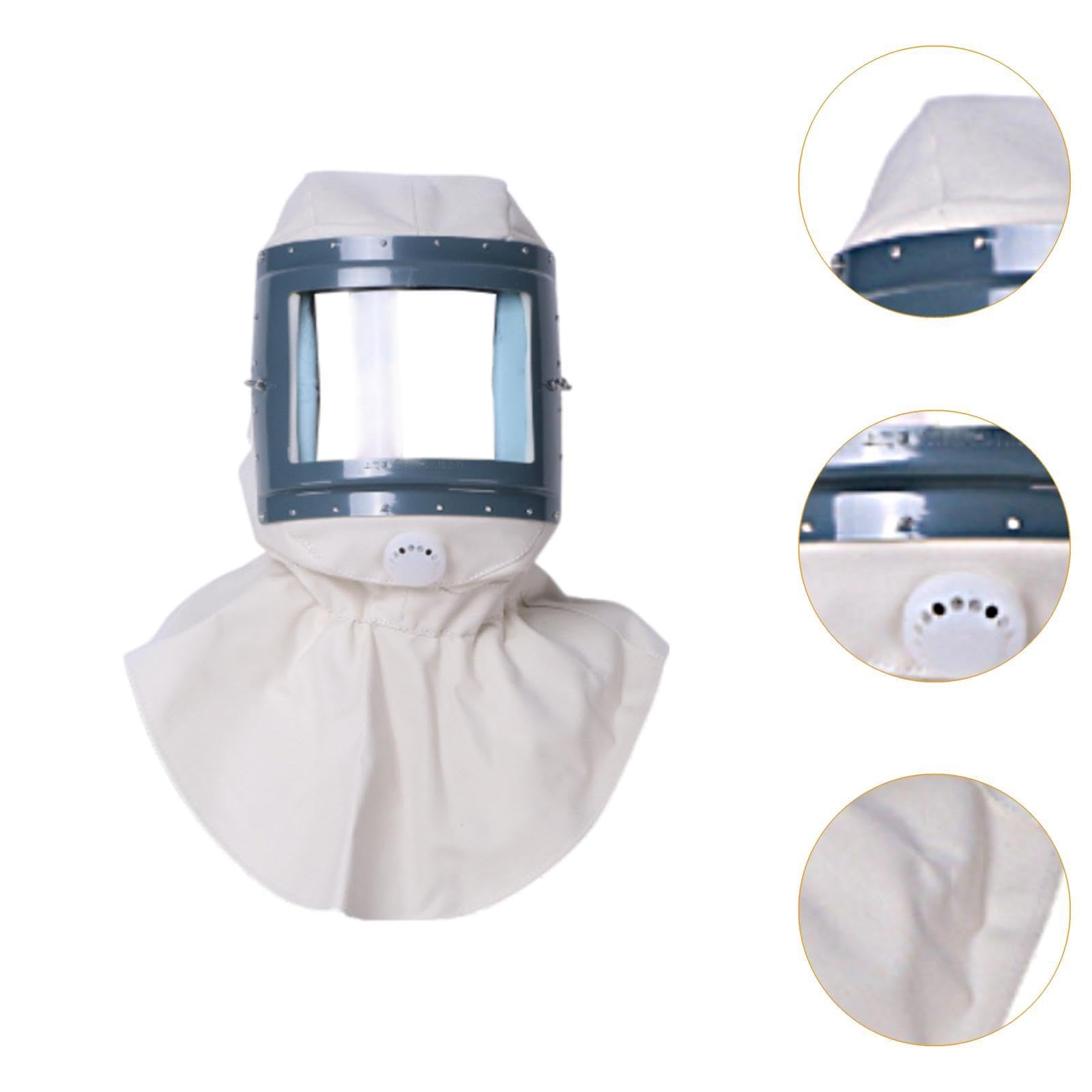 F Fityle Schal Sandstrahlen Schutzausrüstung Maske Sandstrahlen Haube Kappe Sandstrahlen Schutzausrüstung