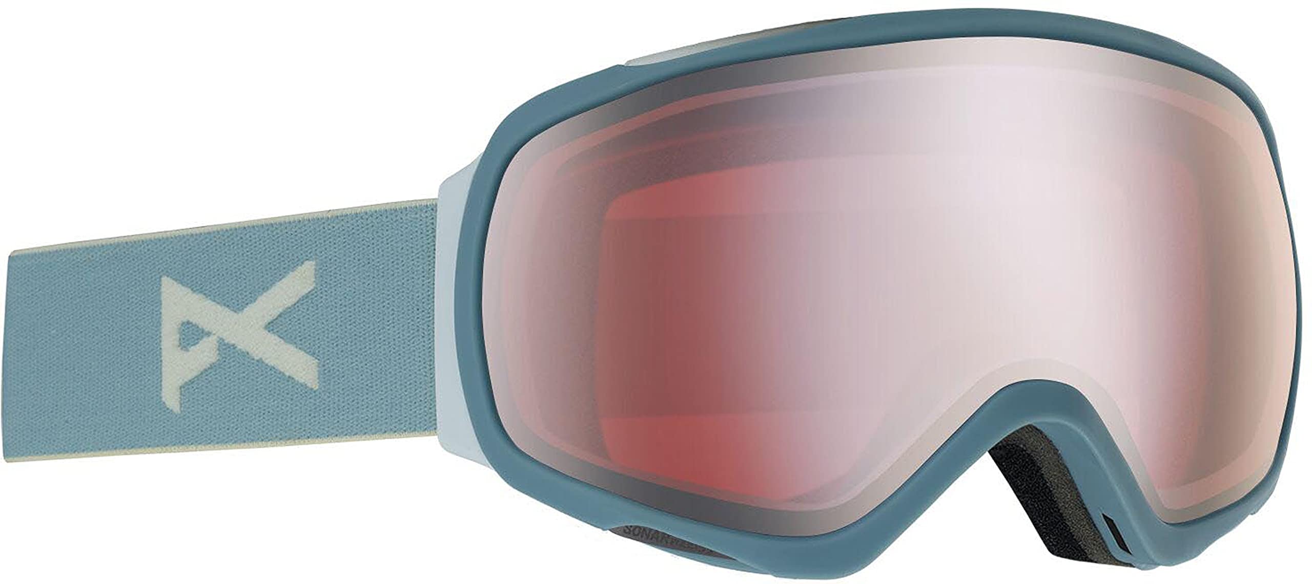 Anon Women's Tempest Goggle, Slate Frame Sonar Silver Lens