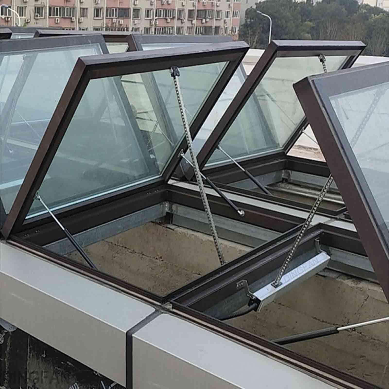 Elektryczny siłownik do otwierania okien, otwieranie łańcucha 24 V, z pilotem i przełącznikiem, skok 300-800 mm do automatycznej wentylacji