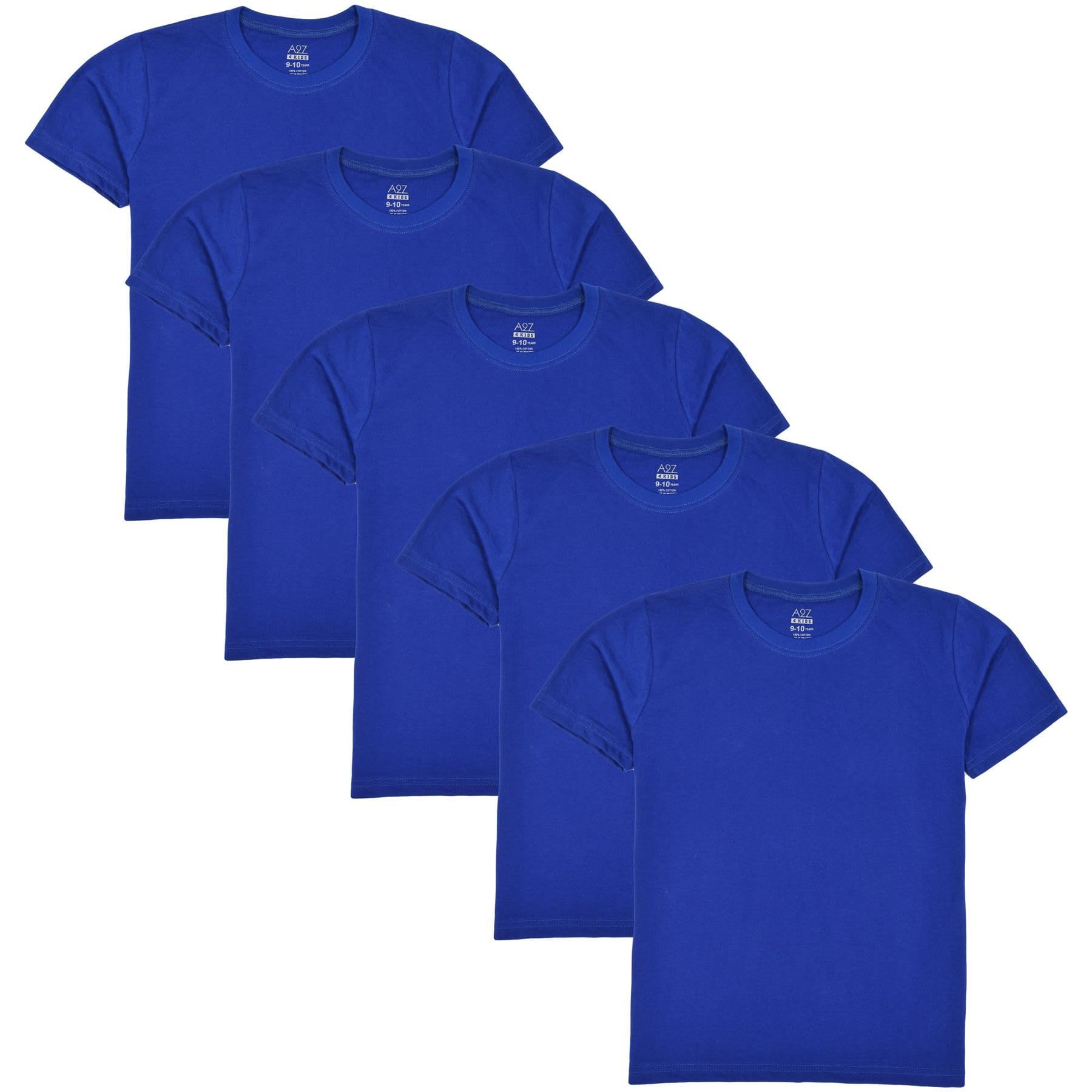 A2z 4 Kids Boys Royal Kids Union Jack T Shirt Girls - T Shirt Pl 5 Pack 11-12