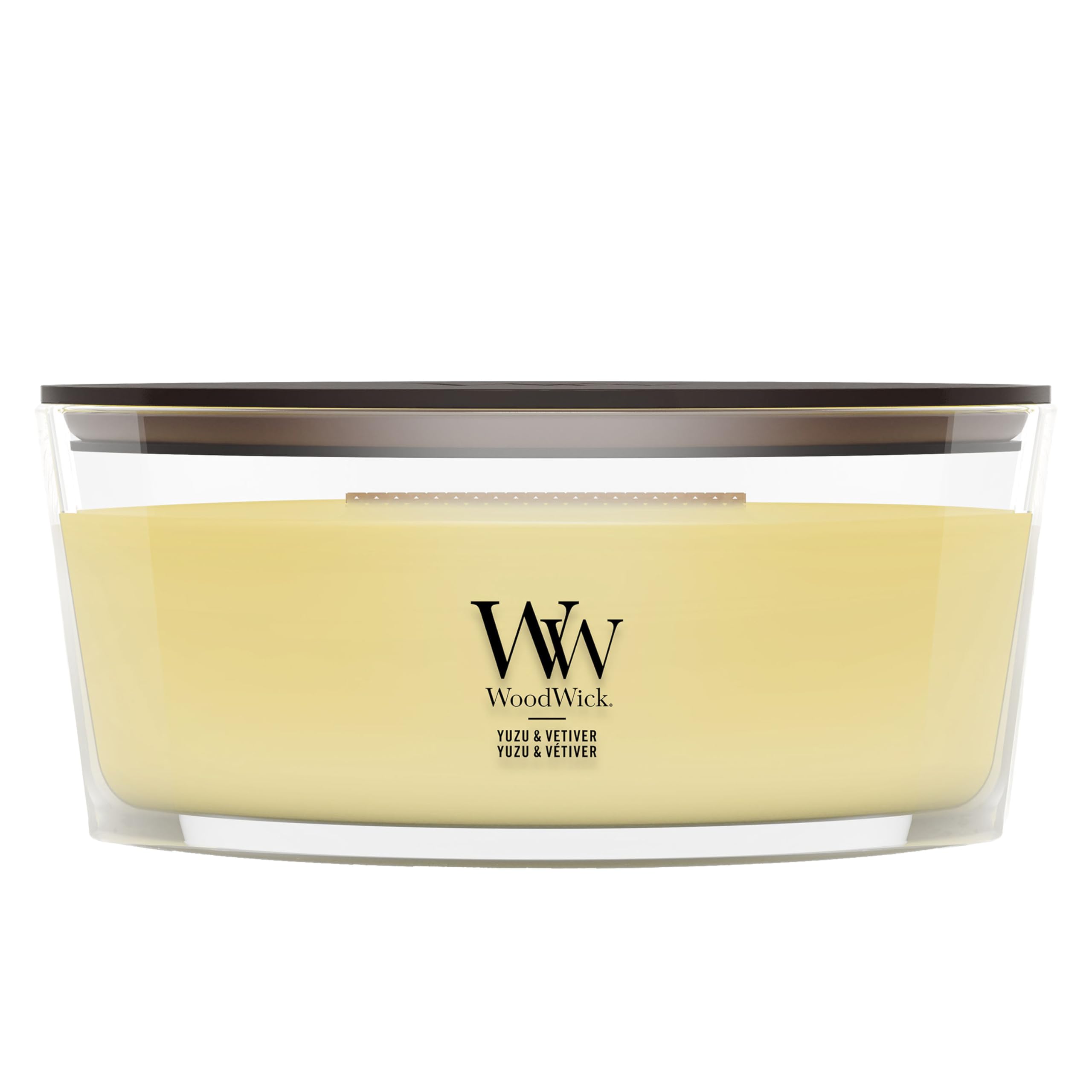 WoodWick Scented Candle | Ellipse Candle | Yuzu & Vetiver | Perfect Gifts for Women