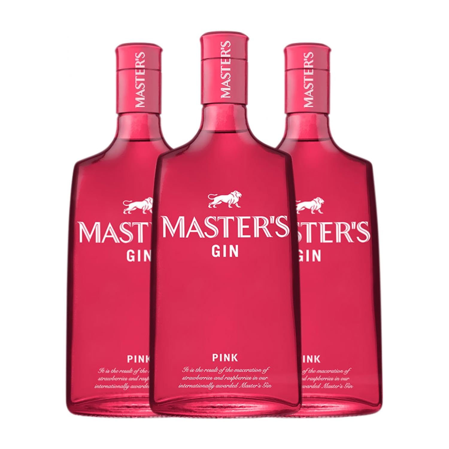 Ginebra MG Master's Distilled Pink 70 cl (Caja de 3 Botellas de 70 cl)