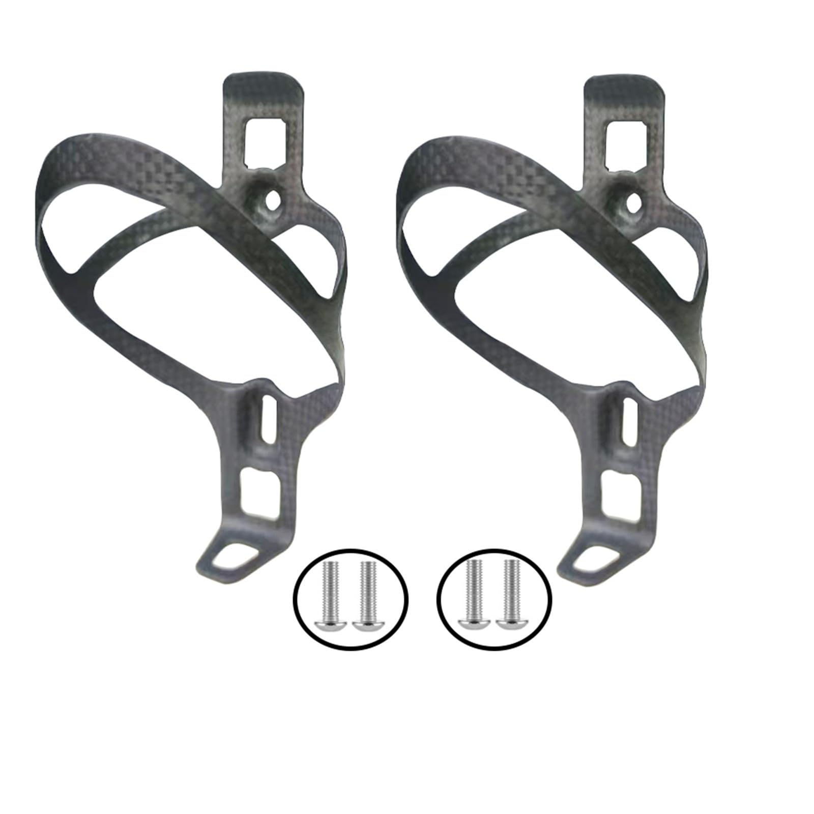 Genérico Soporte for Botella de Agua de Bicicleta MTB de Fibra de Carbono 3K, Botellas portátiles ultraligeras for Bicicleta de Carretera, Equipo de Ciclismo Ultraligero Mate