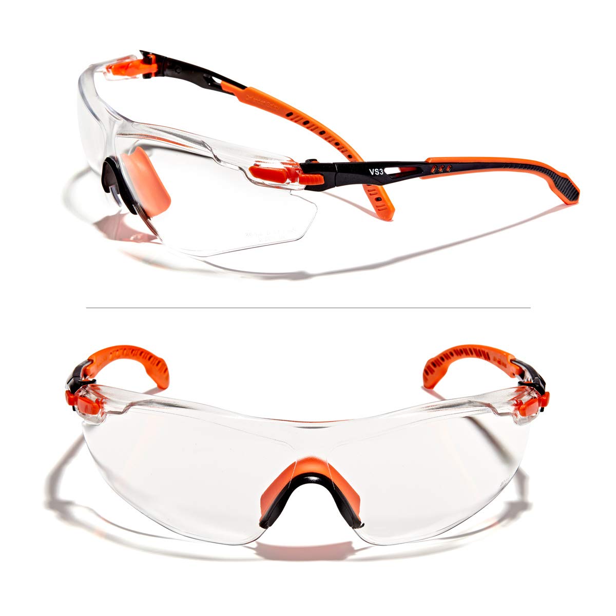 OPTIFENSE™ VS3 Anti Fog, Premium CLEAR/TINTED Safety Glasses, ANSI Z87+ (Click for frame/lens option)