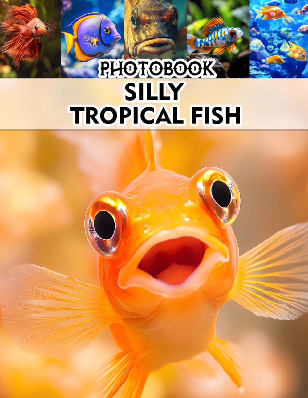 Silly Tropical Fish Photobook: A Fun Collection of Colorful Underwater Fish for Marine Life Enthusiasts