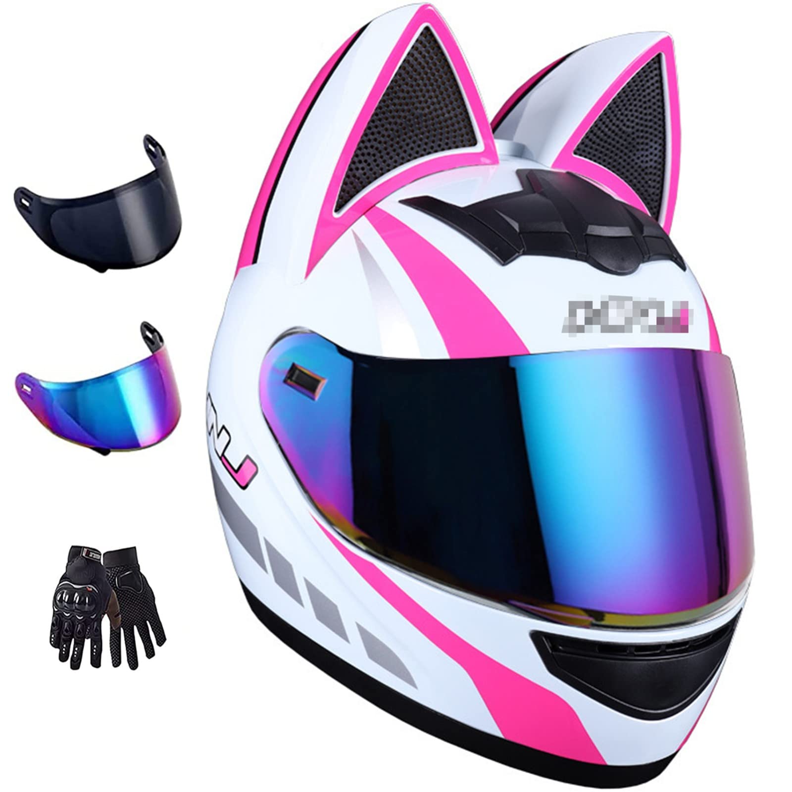 Cascos Integrales Cascos Para Moto Mujer Azul Casco Moto Mujer
