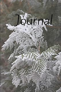 Journal: Snowy Tree Branch themed Journal 6" x 9" 100 pages