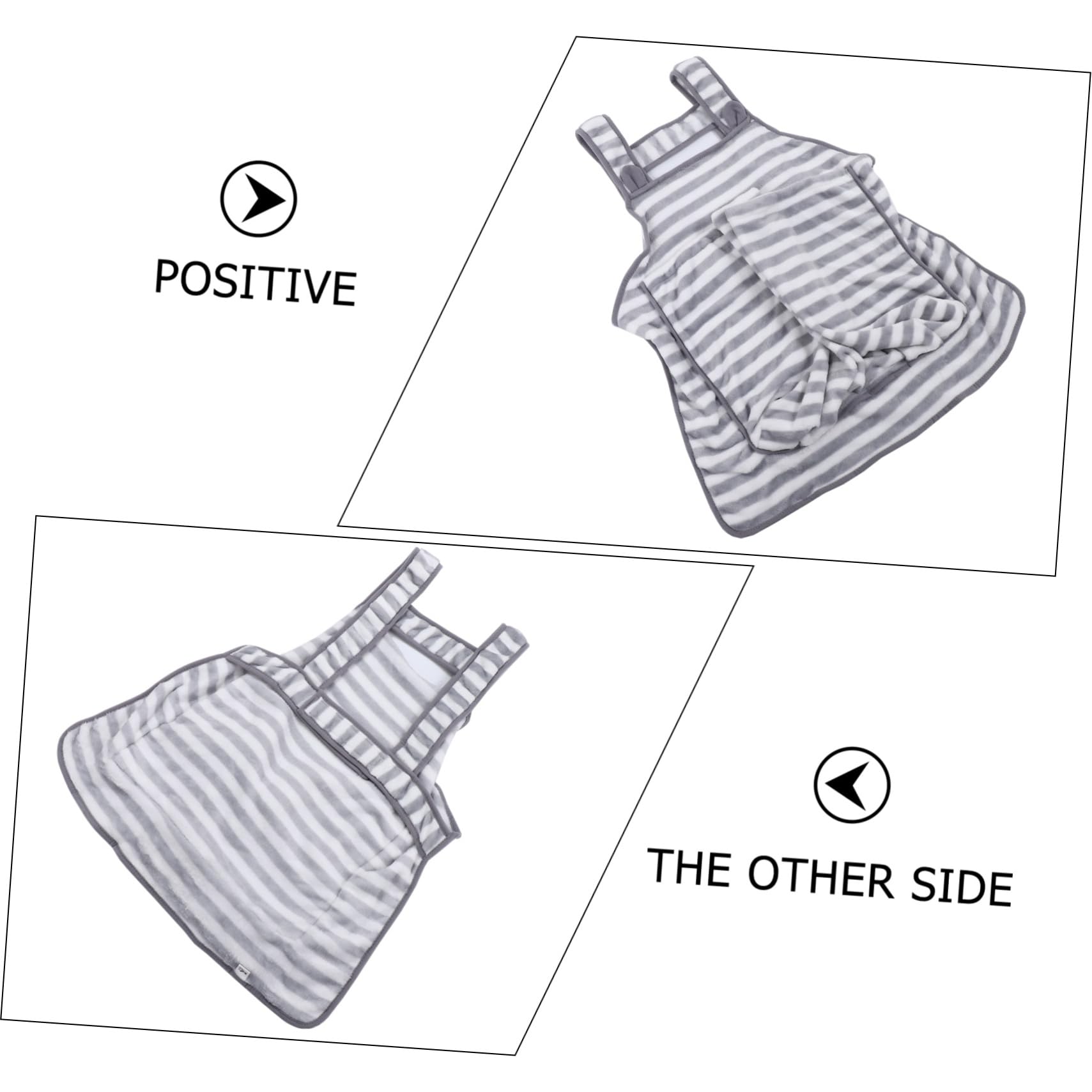 Cabilock Comfortable Coral Fleece Cat Holding Apron with Pet Carrier for Cats Easy to Wear Convenient Shoulder Strap for Relaxing and Traveling with Your Pet