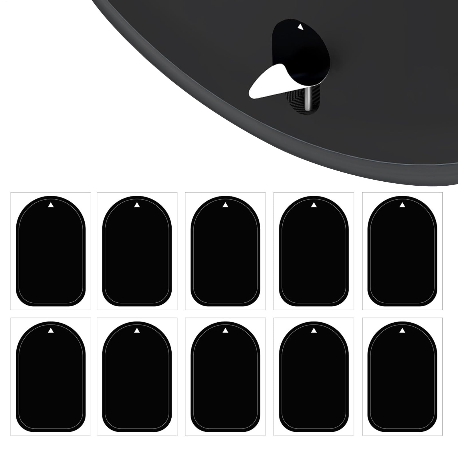 Wheel Valve Sticker – 10Pcs Protective Bike Disc Valves Cover | Durable Wheelset Valves Pad | Bicycles Sealed Wheel Hole StickerxPerfect for Cycling, Wheels Maintenance, and Keeping Rims Clean