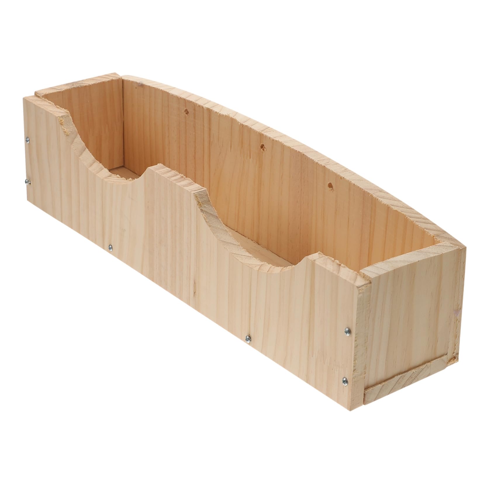 Hasengestell mit Aufbewahrungsnut und Holzfutter Großer Futternapf zum Aufhängen mit Fixator für Kaninchen und Hamster Einfach zu Verwenden