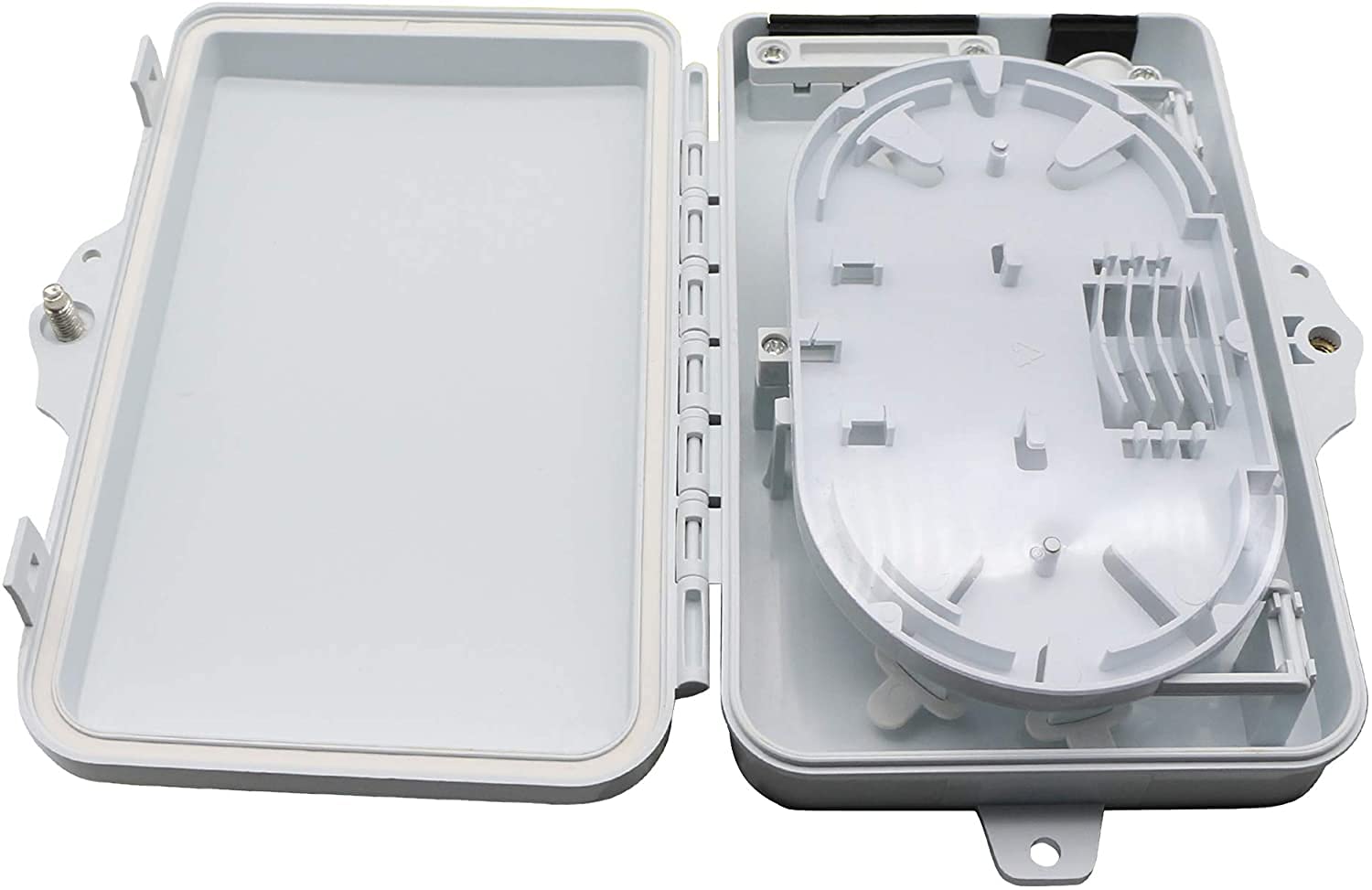 Techly Professional 362893 Scatola di Distribuzione Fibra Ottica FTTH IP65 4 Porte SC LC Beige