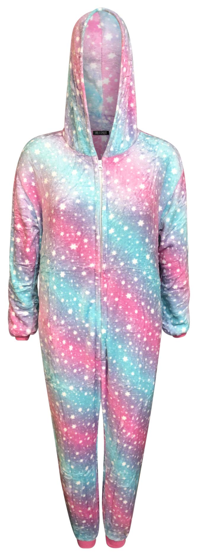 Unicorn Onesie Women Comfortable Pyjamas Men's Soft Sleepsuit Gifts for Women Animal Adult Jumpsuit Fancy Dress Costume-image-25