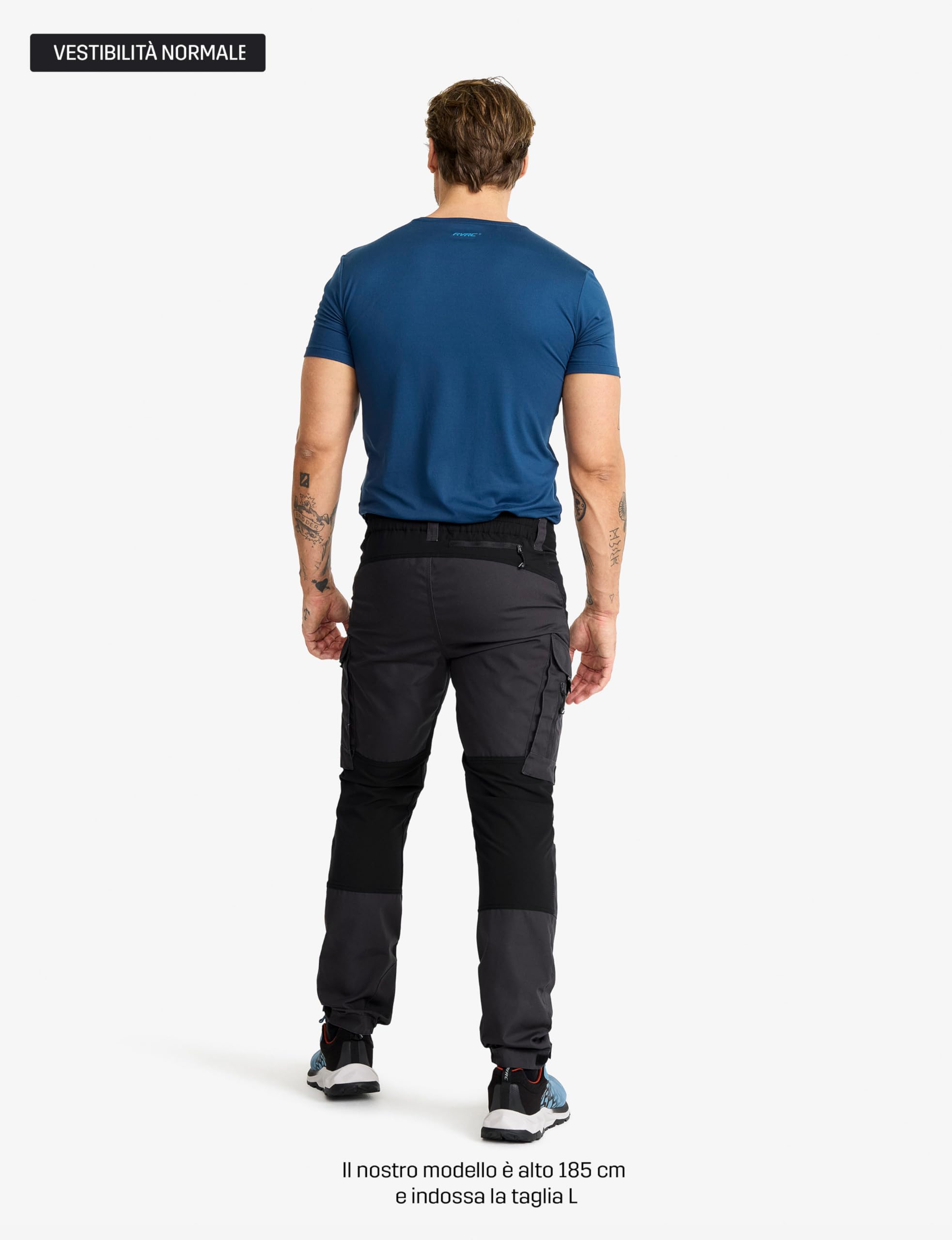 RevolutionRace RVRC GP Pants, Pantaloni da Uomo, durevoli per Trekking e Altre attività all'Aria Aperta