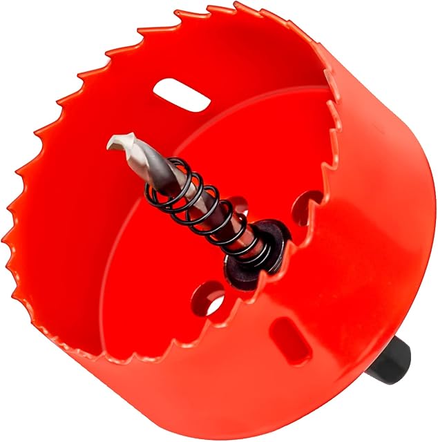 Luyoah M42 HSS Bi-Metal Hole Saw Centring Drill Diameter Hole saw 75mm for Wood Plastic Drywall Aluminium