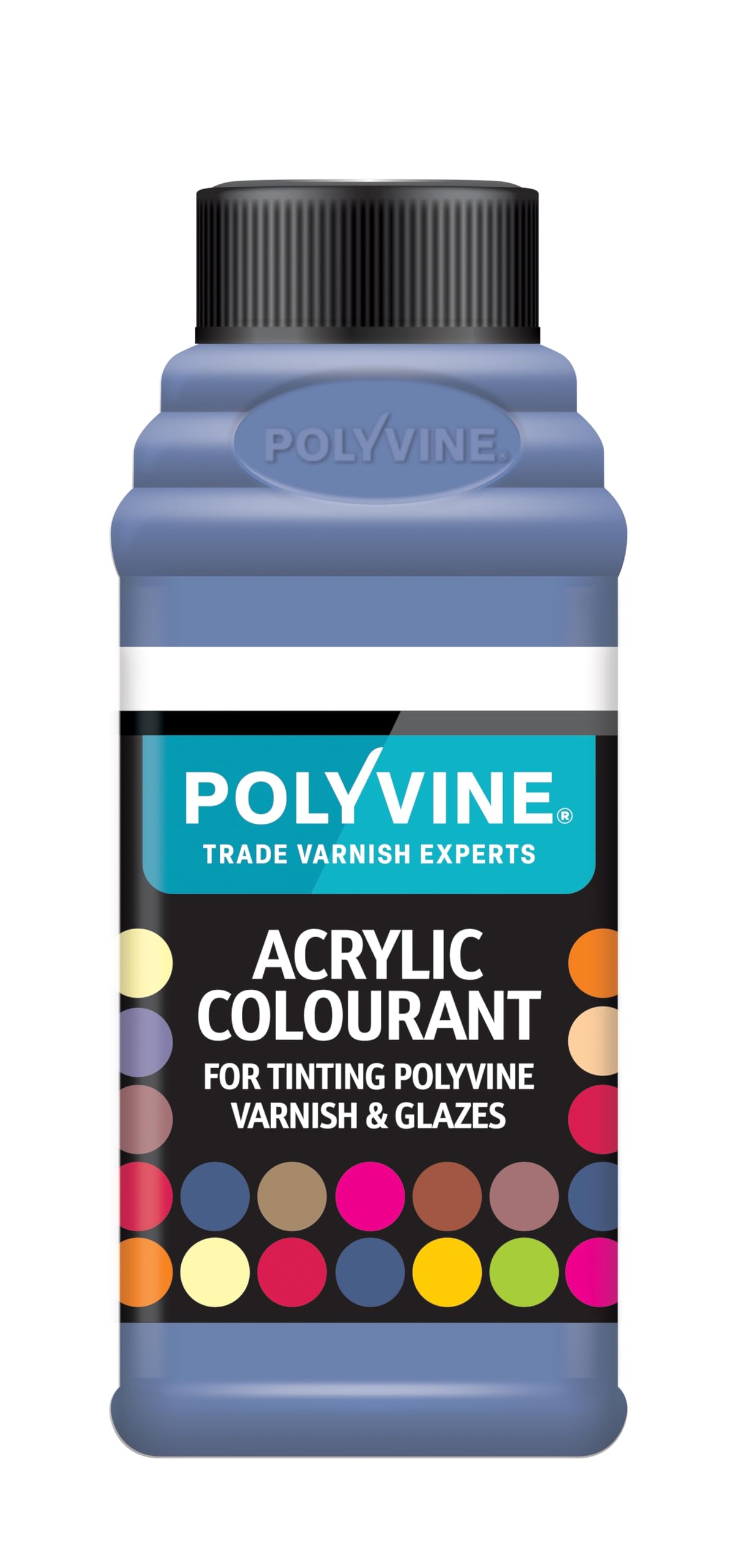 Polyvine for Tinting Water Based Products - Easy Blend, Dense Liquid Pigment Colour Additive for Paint, Varnish, Filler, Grout, Cement, Emulsion, Masonry Paint & More - Violet, 50g