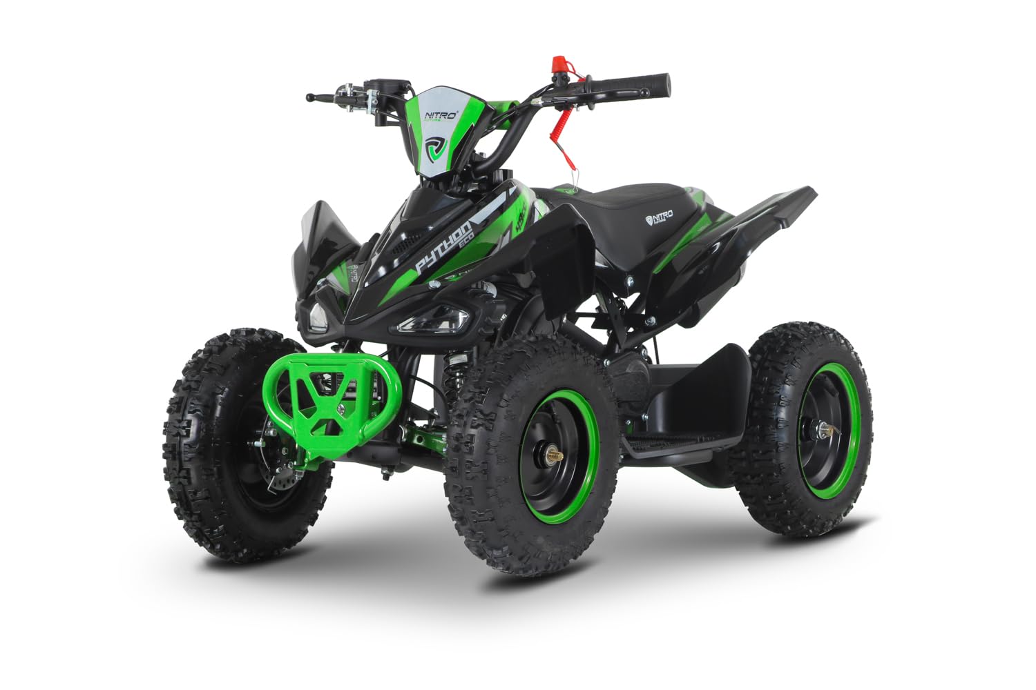 Python Sport X-Tire 49cc Mini Kinderquad 6 Zoll 2-Takt Automatik Quad Drossel Easy Starter (Grün)
