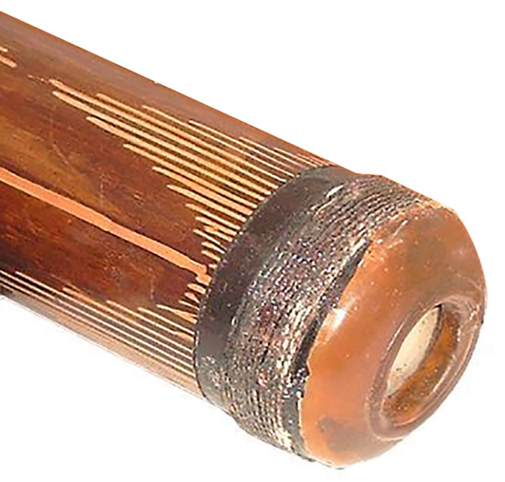 Didgeridoo aus Bambus, beschnitzt, Länge ca. 115 cm