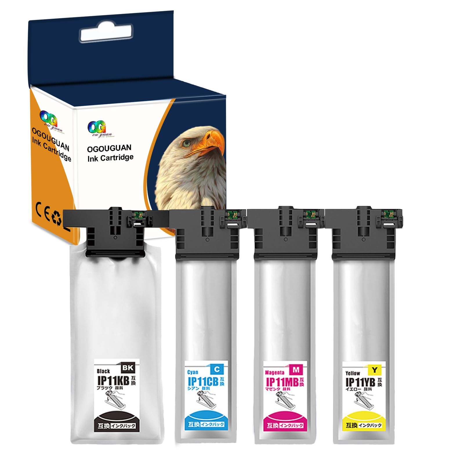 Amazon.co.jp: OGOUGUAN EPSON用 IP11KB エプソン用 IP11 IP11B IP11KB