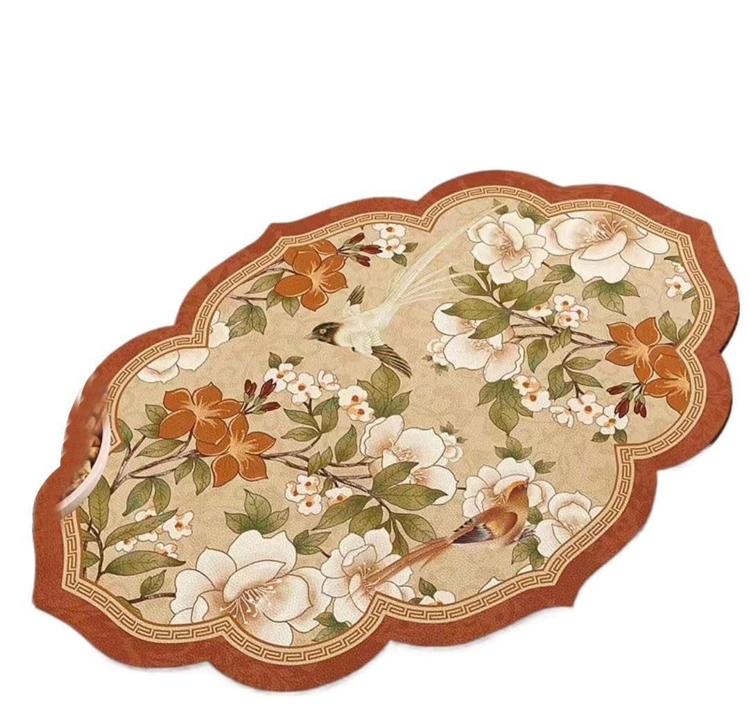 podkładki i podkładki Mata na stół kuchenny, podkładki na stół, zestaw podkładek, podkładki na stół do jadalni, 2 szt. 30*45 cm podkładka w stylu chińskim podkładka podkładka termoizolacyjna mata na s