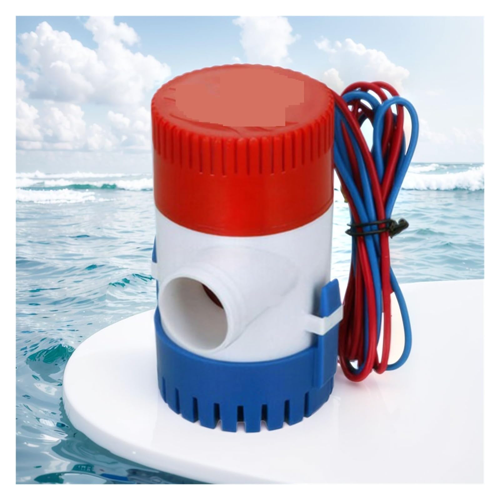 Pompa Di Sentina Sommergibile Da 1100 GPH, A Basso Rumore, Elettrica Marina For Idrovolante, Motore, Casa Galleggiante Drenaggio Ad Alta Efficienza