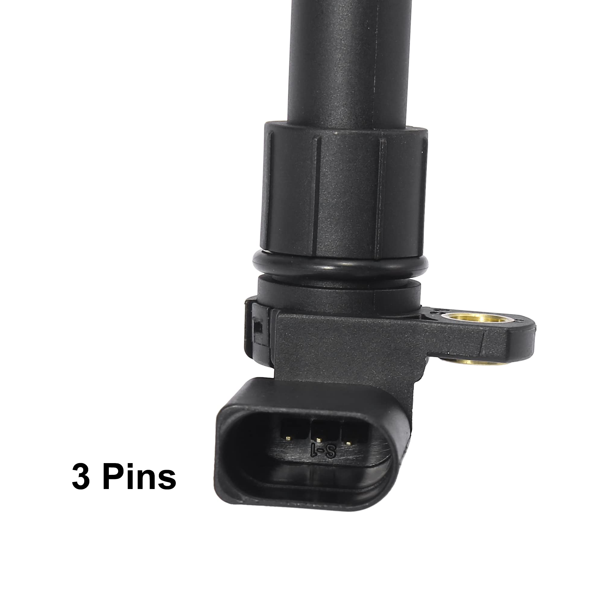 X AUTOHAUX Capteur Vitesse Transmission Pour Volkswagen Golf 03-05 1pc | Noir, Plastique/Métal, 10.2x4.8cm, 7mm, DC12V, 3 Broches, OE 1J0919149A, Pour Volkswagen Beetle 02-04