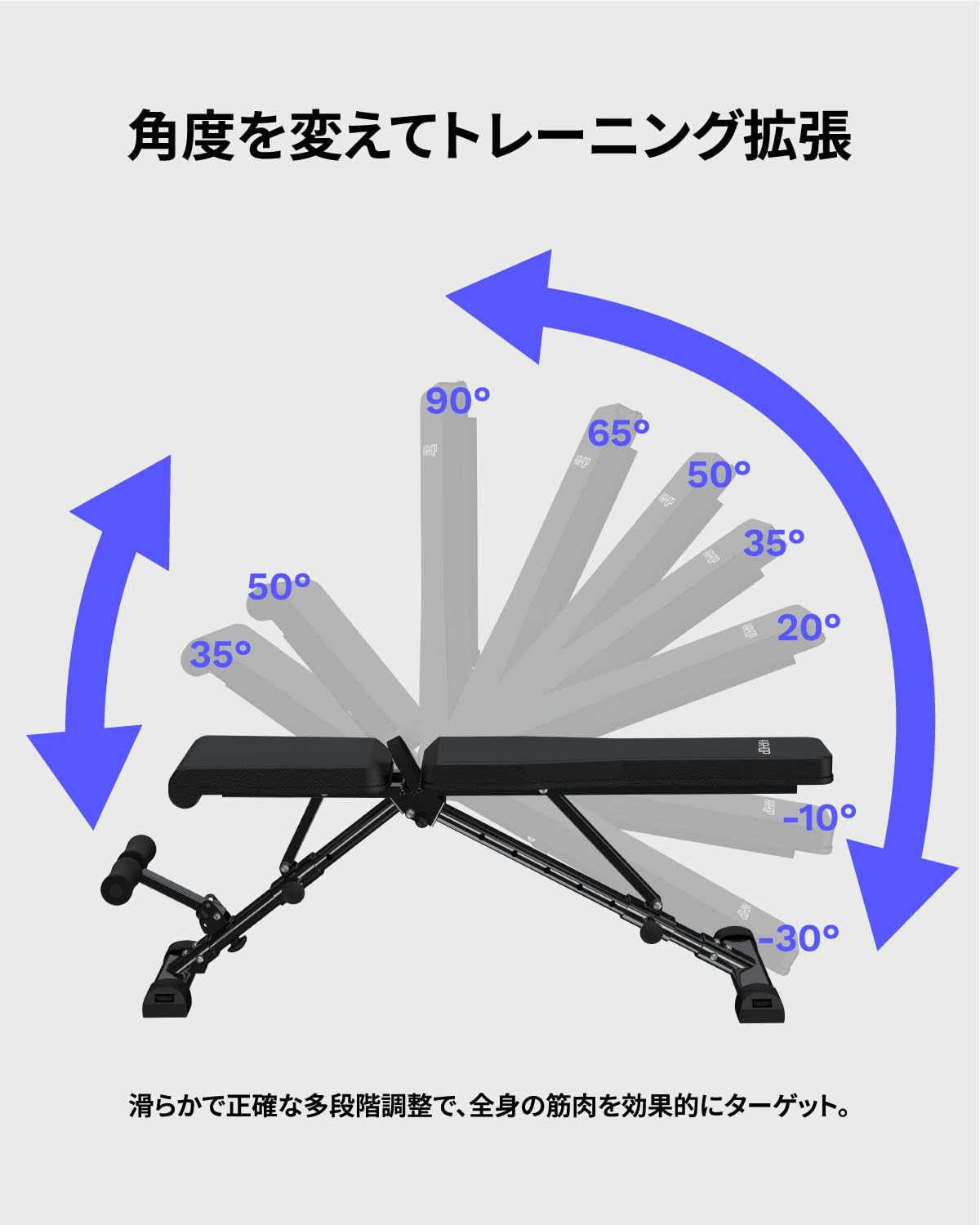 Amazon.co.jp: AIRHOP アップグレード版 インクラインベンチ
