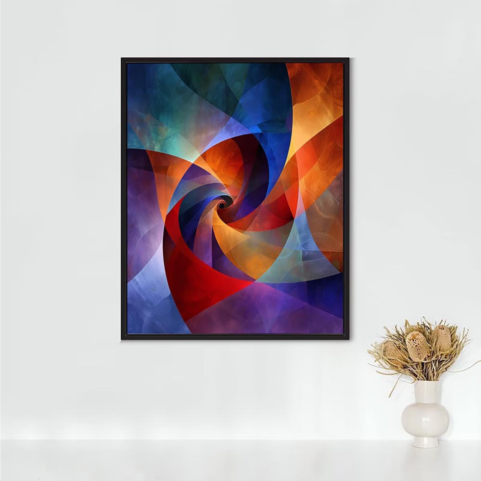 Diamond Painting Modello, Diamond Painting Erwachsene Vortice Bastelset, DIY Diamant Malerei Runder Vollbohrer Diamanten Kinder Malerei Stickerei Kreuzstich Dekoration, Geschenk 90 x 120 cm PJY9 6-6