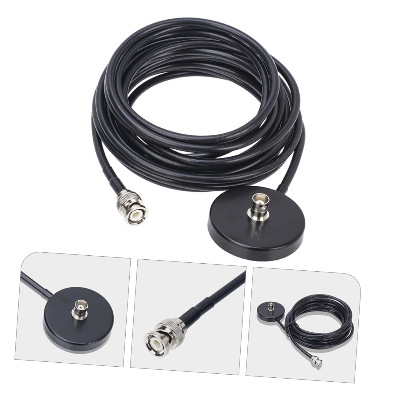 jojofuny Supporto Per Antenna Con Base Magnetica - Ricambio Per Auto Camion E Apparecchiature Radio Amatoriali