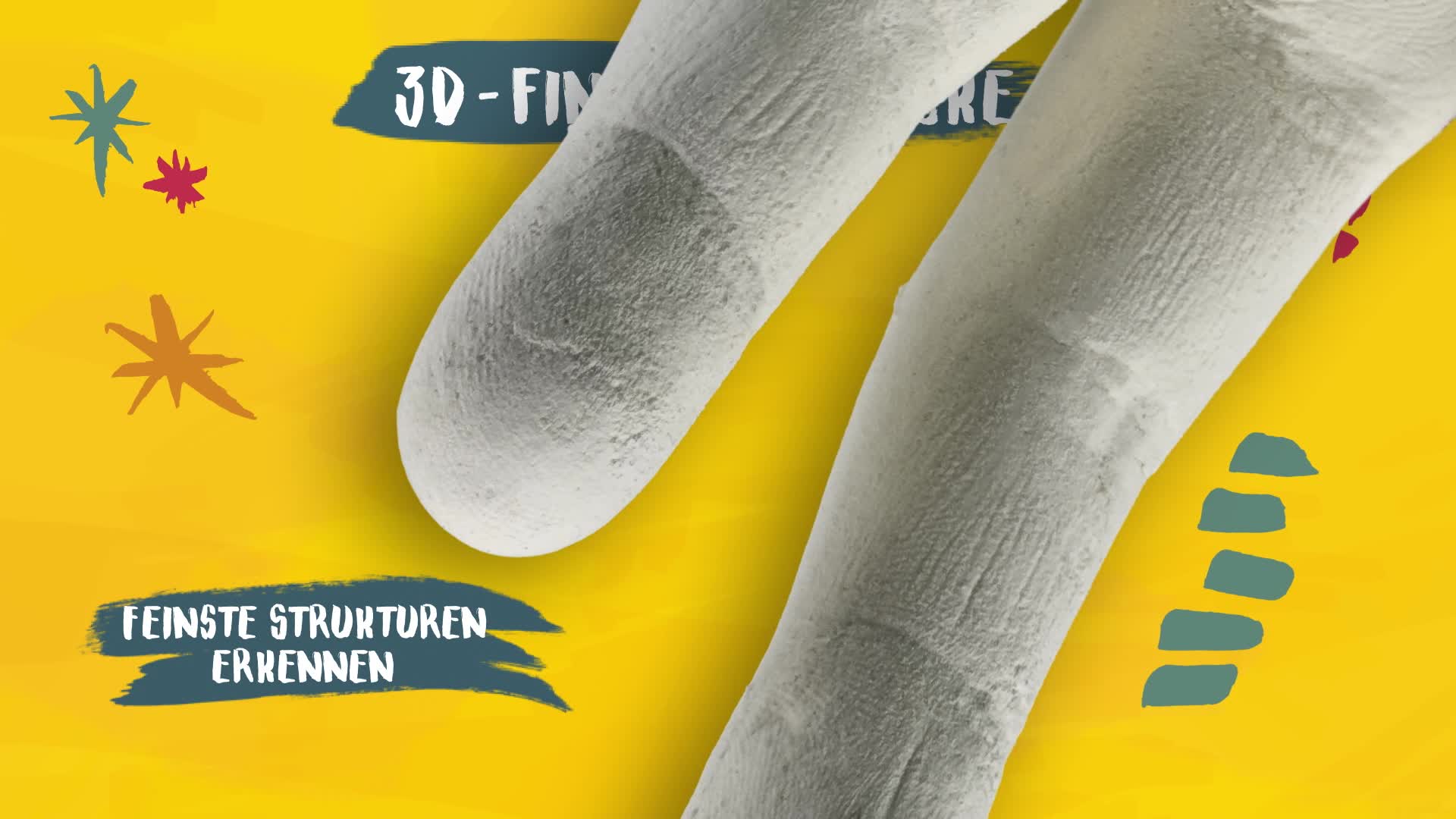 KOSMOS 654221 Fun Science - 3D-Fingerabdrücke, 3D-Skulpturen selber Machen, Abdruck-Set für die eigenen Finger, mit Klon-Pulver und Gips, KOSMOS Experimentierset für Kinder ab 8 Jahre, Silver – Bild 8