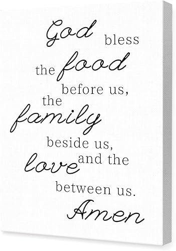 LISTNGBO Lienzo de pared con versículo bíblico, decoración de pared cristiana para decoración de pared cristiana para el hogar, oficina, dormitorio