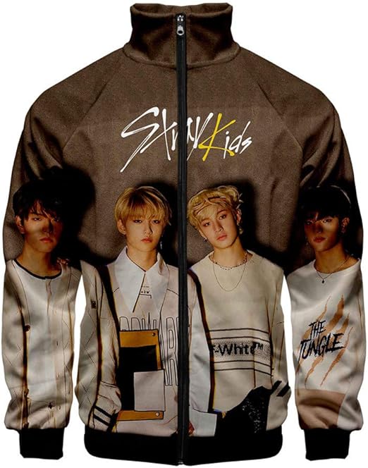 STEWYR Unisex 3D Reißverschlussjacke Herren Stylisch Jacke Pullover