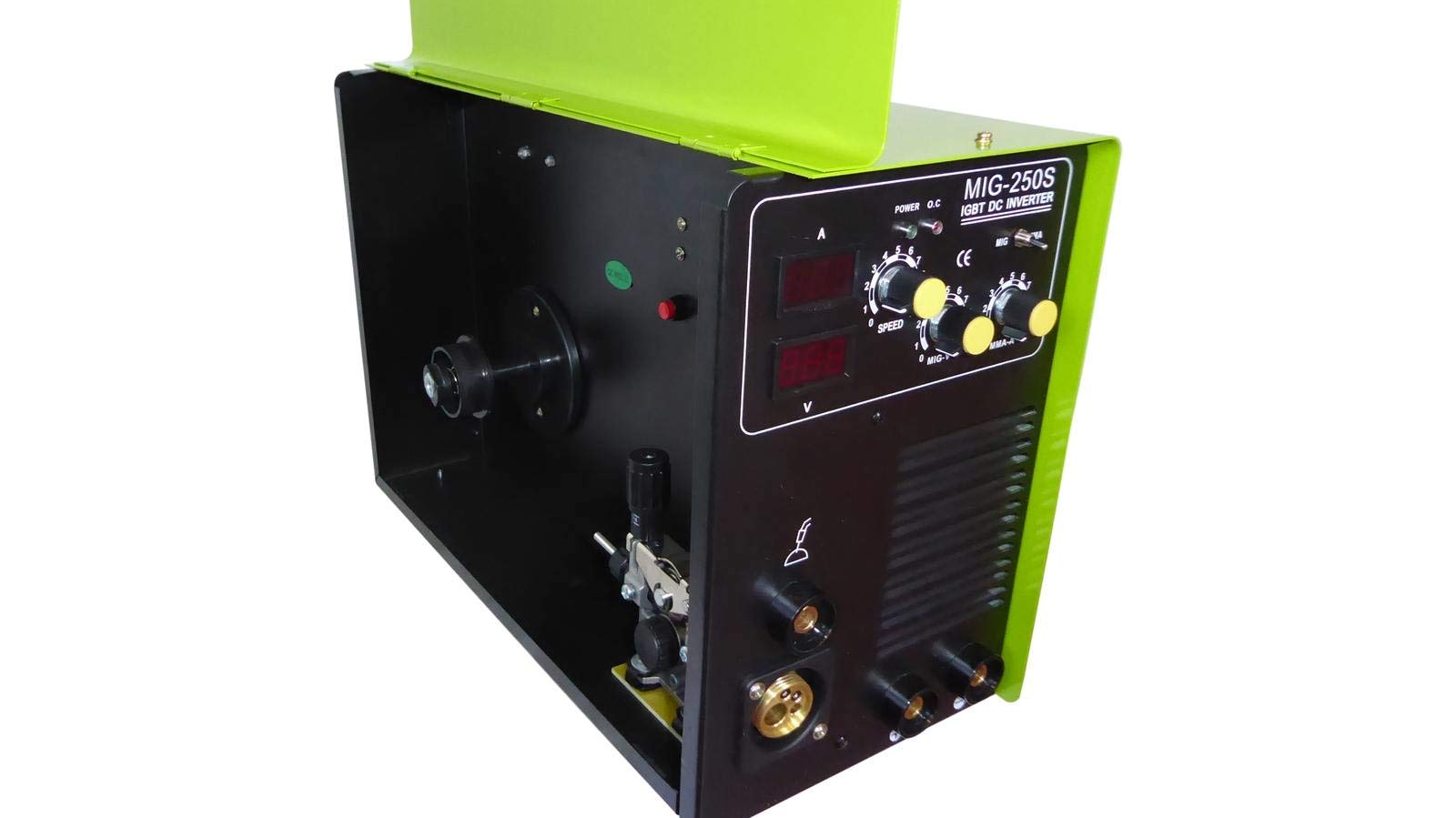Varan Motors var-mig250s - Equipo de soldadura MIG 250A, pantalla digital y accesorios