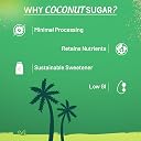 Sweetch Natural Coconut Sugar 350 gm Each Jar Healthy Replacement for Sugar, Unrefined Natural Sweetener | Contain Minerals, Low GI, No Chemical & Free Flow | For Baking & Cooking (Pack of 4) gallery image