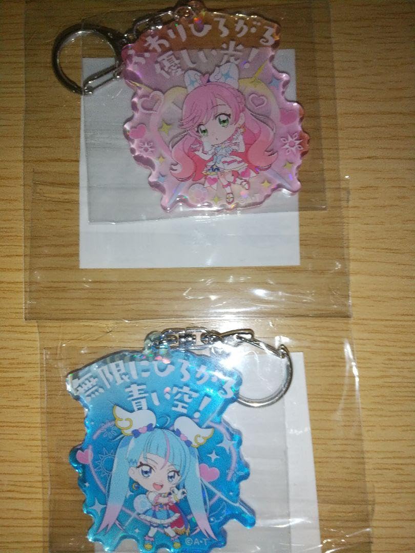 出張店限定　キュアスカイ　キュアプリズム　変身口上　アクリルキーホルダー 出張店限定 キュアスカイ キュアプリズム 変身口上キーホルダー