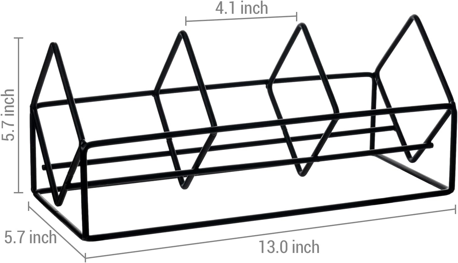 MyGift Book Ends Decorative, Bookends for Office & Modern Metal Wire CD Storage Stand for Shelf