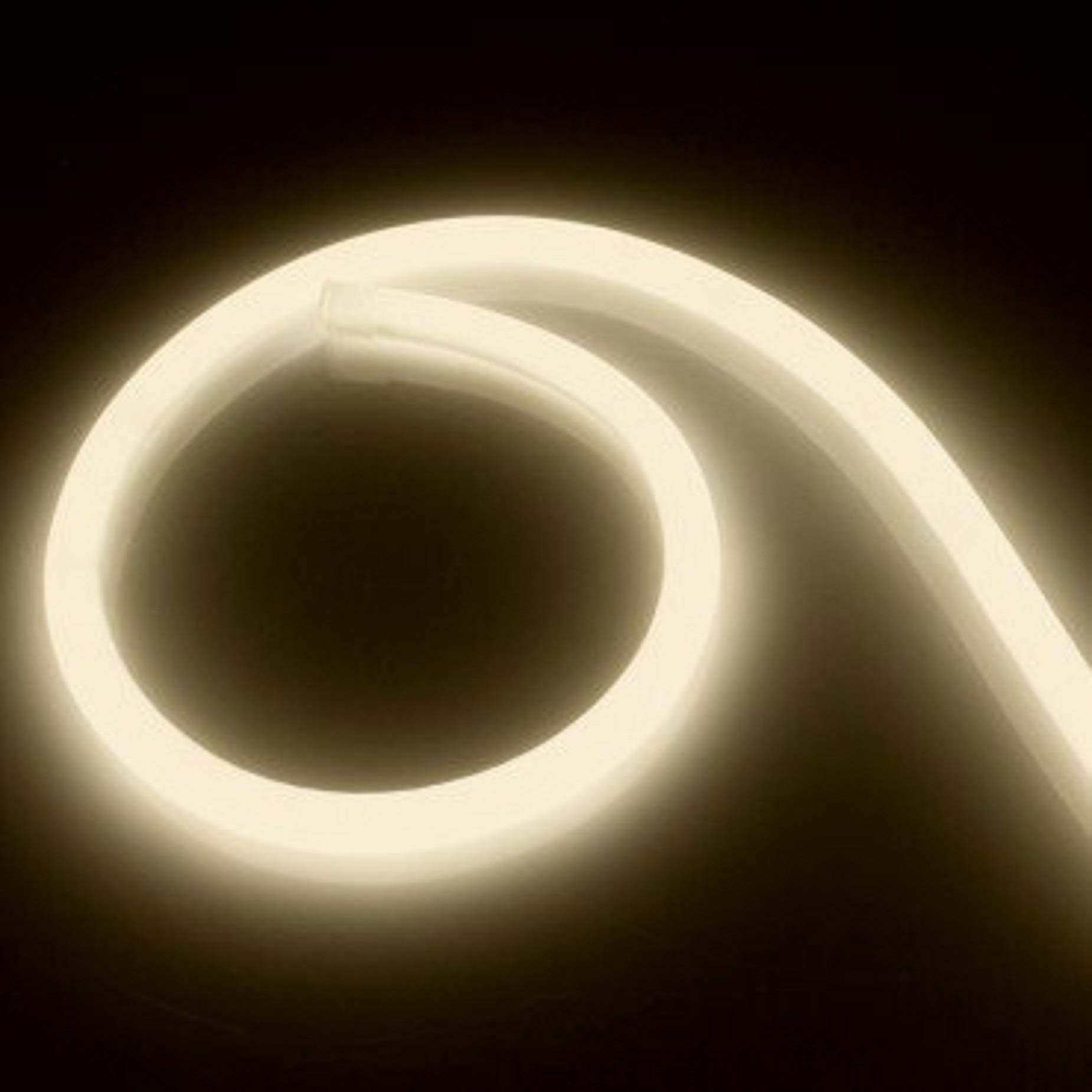 Tube LED silicone 12W mètre étanche 24V ruban néon flexible 3000K - 3