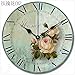 Produktbild Moderne Mute große Wanduhr Aufkleber Home Office Europäischen stil retro amerikanischen großes wohnzimmer einfache klassische dekoration kreative rose wanduhr,18 zoll,rose 012 (bewegung)
