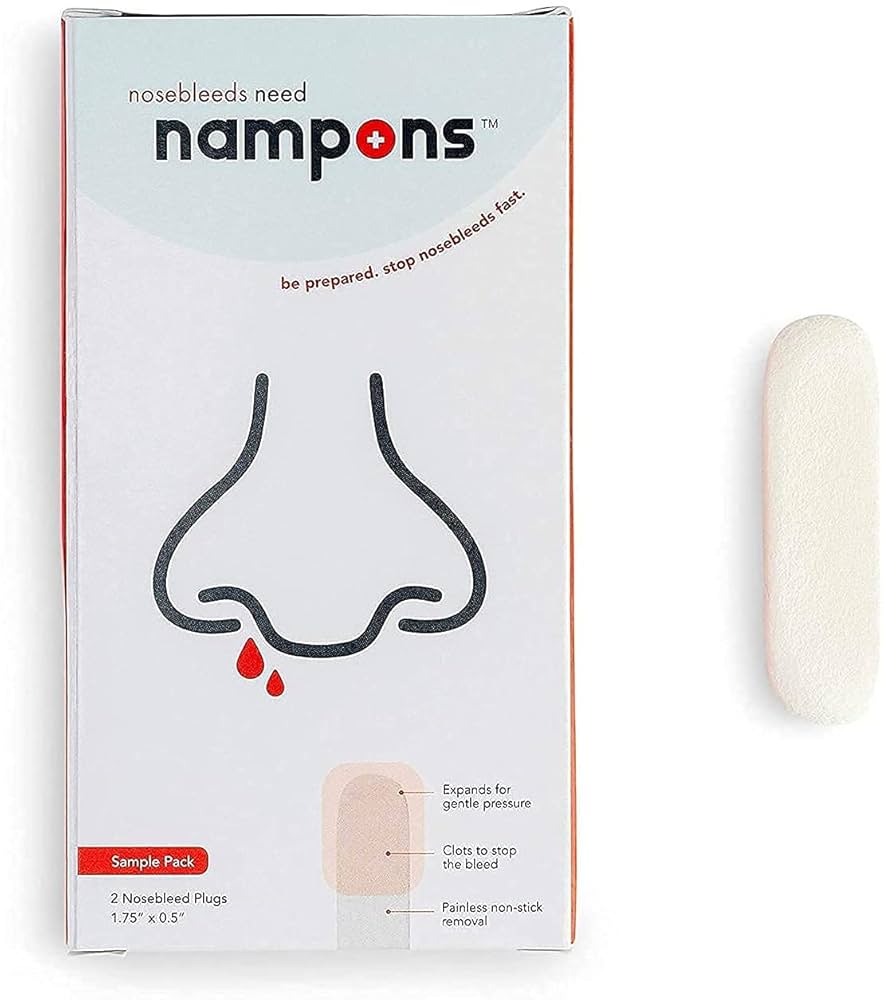 その他 The Nosebleeds Amazon.com: Nampons Nosebleed Stoppers - 24 Nose Bleed Plugs