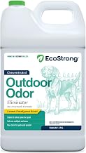 Eco Strong Outdoor Odor Eliminator for Dog Urine, Cat, and Animal Scent Deodorizer | Professional Strength for Yards, Turf, Kennels, Patios, and Decks (128 OZ)