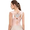 Copbopwn Posture Corrector for Women Men, Stretchable Back Posture Corrector Belt for Relief Back Pain, Adjustable Shoulder PostureCorrector Upper Back Support for Office Home Gym (Pink)