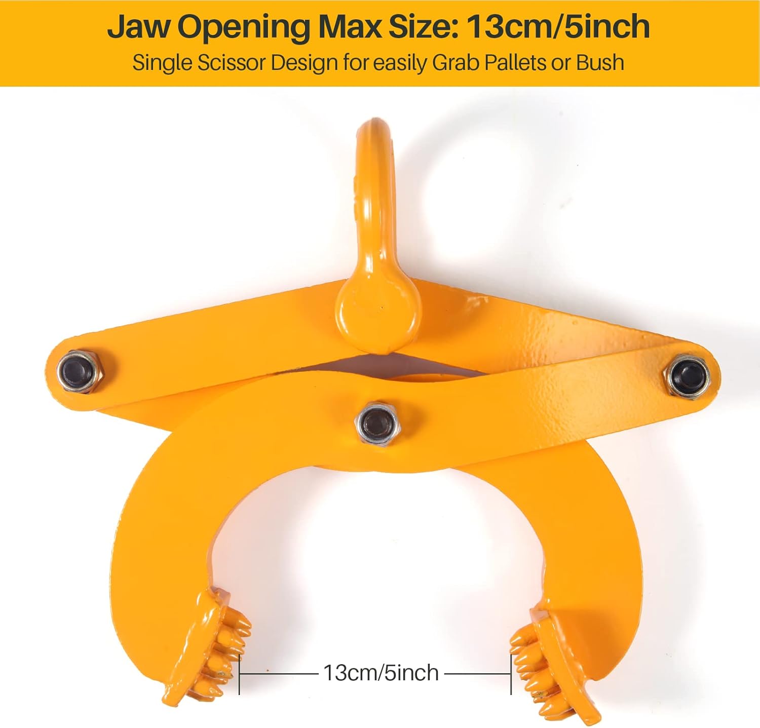 Heavy Duty Pallet Puller Clamp with 1 Ton Capacity and 5 Inch Jaw