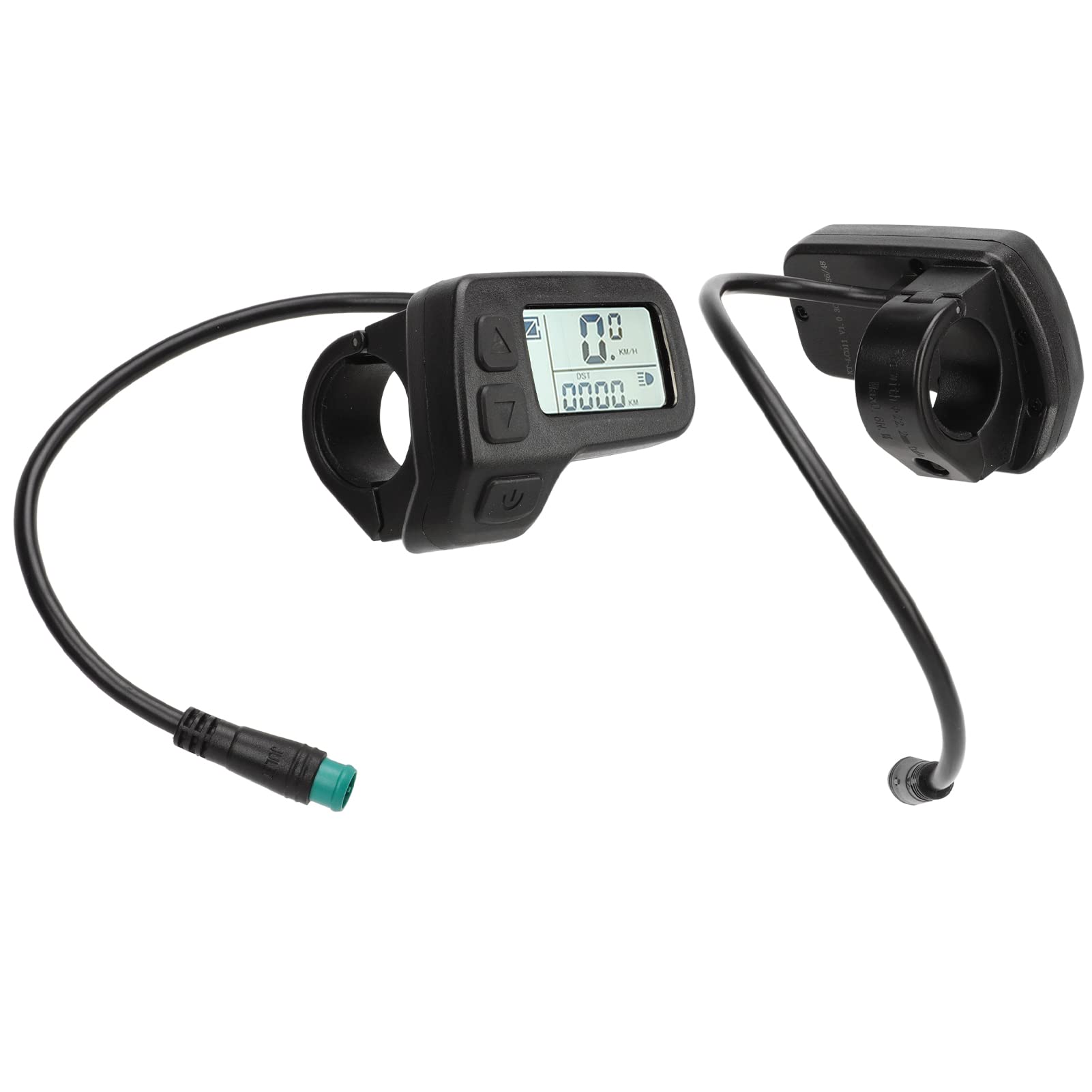 Rower elektryczny wyświetlacz LCD wodoodporne złącze miernik wyświetlania danych 24V 36V 48V uniwersalny do roweru elektrycznego
